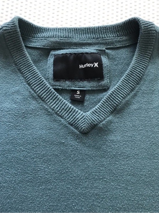 Hurley Other - Hurley One & Only Jade Green V-Neck Knit Sweater Small unisex skater slim fit